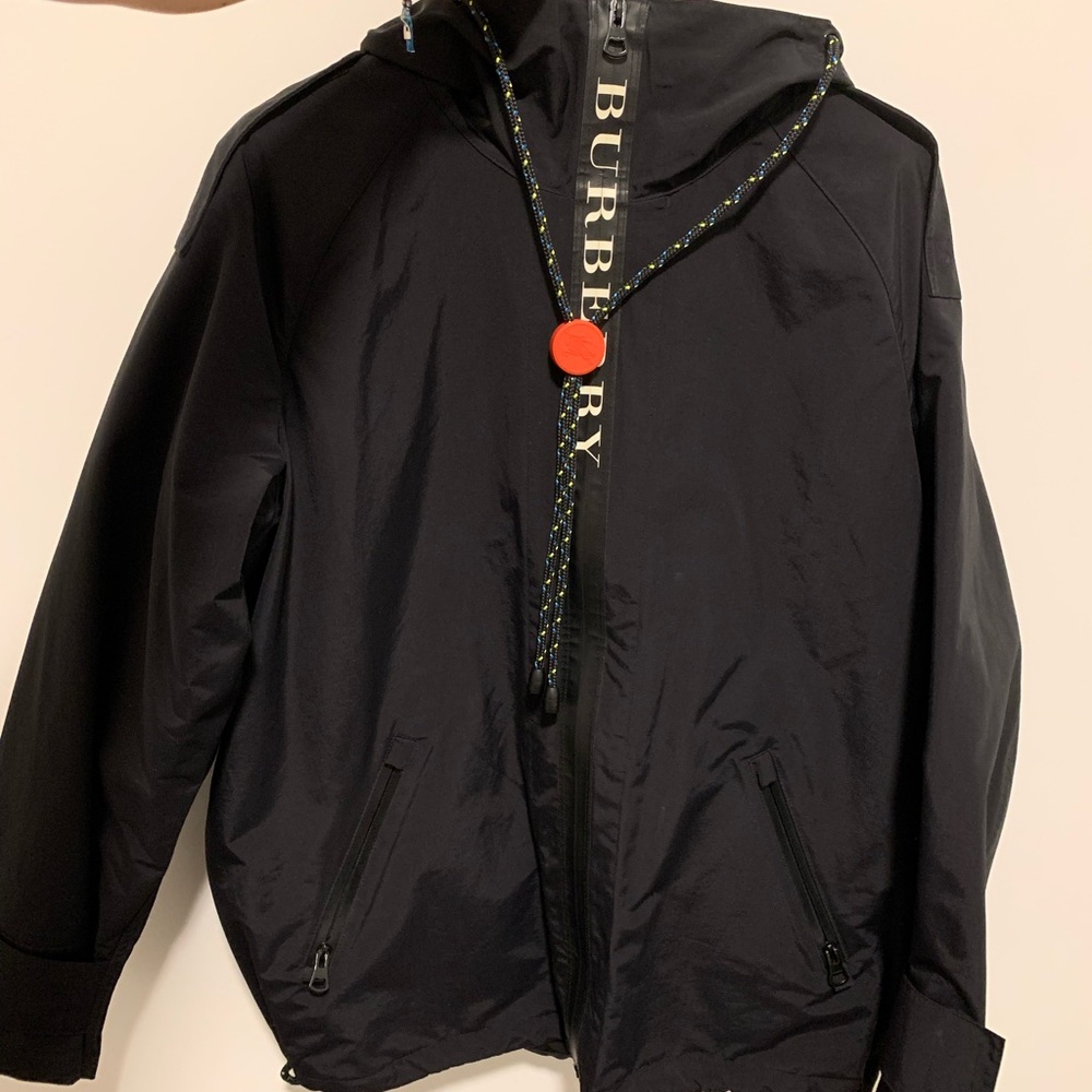 Burberry Hooded Jacket. Only wear one time. Bought in Chinook Burberry Calgary
